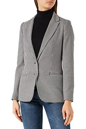 Naf-naf NAF Marynarka damska décontracté, PUCE Noir/Blanc, 44, , 70