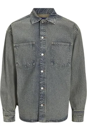 JACK & JONES Jorhenry Denim Overshirt Ls Sn, , XL