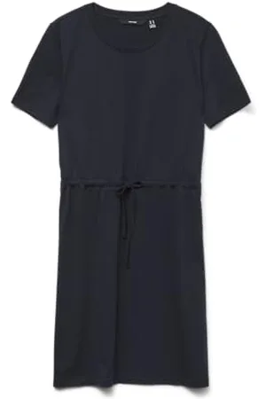 VERO MODA Vmluna Ss Short String Dress JRS Noos, , XS