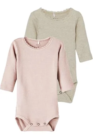 NAME IT Nbfkab damskie body Noos 2P Ls Body Noos, , Numeric_92 (2 sztuki), , numeric_92
