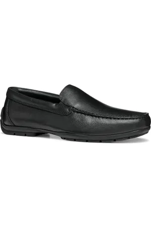 Geox Męskie U Moner W 2FIT A Loafer, czarne, 42,5 EU, , 42.5 EU