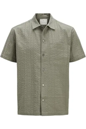 JACK & JONES Jprcceaston Seersucker S/S Shirt, , XS