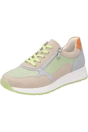 Remonte Damskie buty sportowe D2G00 Low, zielone, 43 EU, , 43 EU