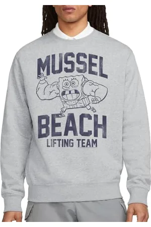 Spongebob Spongebob Bluza Mussle Beach Lifting Team Crew, , L, , L