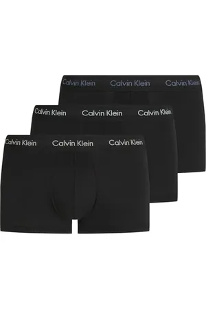 Calvin Klein 3p Low Rise Trunk 0000u2664g majtki z niskim stanem, czarne (B-popiół, żywe indygo, sterl blue lgs), XL męskie, Czarny (B- Popiół, Jasne Indygo, Sterl Blue Lgs), XL