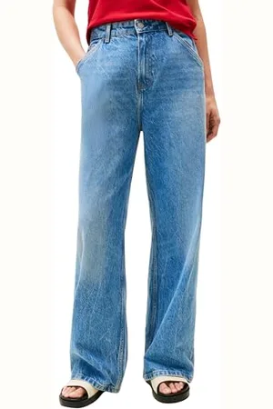 Tommy Hilfiger Damskie luźne szerokie nogawki RW ALI WW0WW46792, denim, 3026, , 26W / 30L