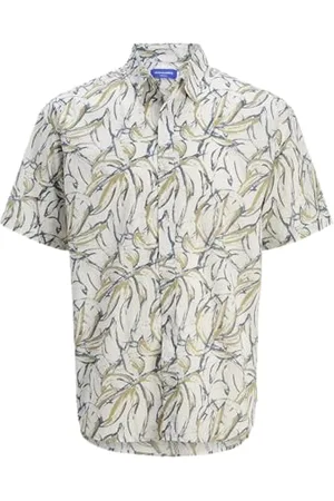 JACK & JONES Jorjoshua Split Aop Shirt Ss, , S