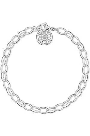 Thomas Sabo Damska bransoletka Charm Club srebro wysokiej próby 925, diament, 14,5 cm – DCX0001-725-14-S