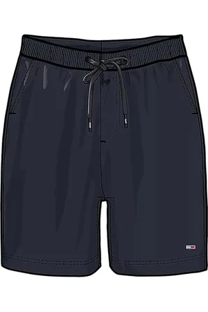 Tommy Hilfiger Męskie spodenki dresowe TJM S FLAG BEACH SHORT EXT, niebieskie, XS, , XS