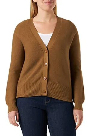 HUGO BOSS Kardigan damski C_Faduana Knitted_Cardigan, Open Beige 280, M, , M