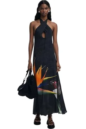 Desigual Swim_COLIBRÍ Dress, 2000 Czarny, XL, , XL