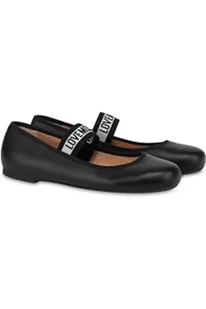 Moschino POLJA11071G0MIE000040 baleriny damskie, czarne, 40 EU, , 40 EU