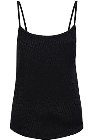 HUGO BOSS Damska satynowa bluzka NIGHTWEAR_VEST, , XS