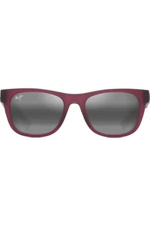 Maui Jim Kaulike Okulary przeciwsłoneczne, Matte Transparent Fuchsia, 53-19-145 Unisex, , 53-19-145