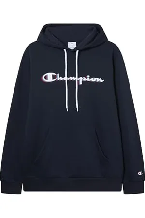 Champion Męska bluza z kapturem Legacy Man - Big Logo, niebieska, L, , L