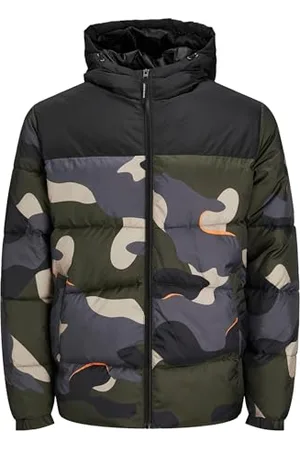 JACK & JONES Męska kurtka Jjchili Puffer Hood Ps Jacket, , 3XL