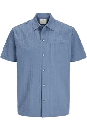 JACK & JONES Jprcceaston Seersucker S/S Shirt, , XL