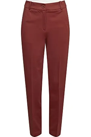 ESPRIT Collection Damskie spodnie 992EO1B319, 220/RUST brązowe, 34