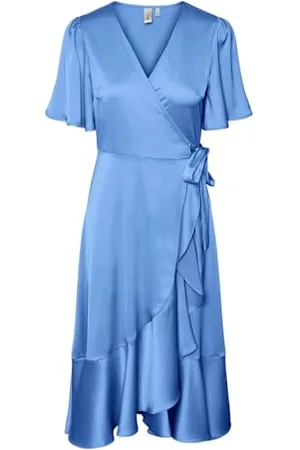 Y.A.S Thea 2/4 Midi Wrap Dress S. Noos, , 38