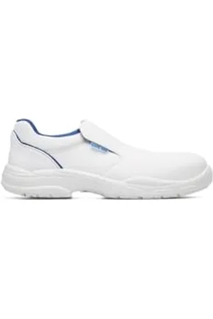Exena Buty robocze S2 Slipper białe z nakładką ochronną, do kontaktu z żywnością, do gastronomii, , 37 EU