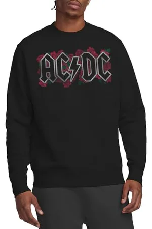 AC/DC Bluza z logo Roses, czarna, XL, , XL