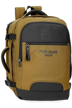 Pepe Jeans Bromley Plecak kabinowy na laptopa 15,6 cala żółty 25 x 40 x 17 cm Poliester 17L by Joumma Bags, , Talla única, Plecak kabinowy na laptopa