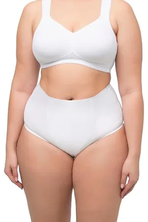 Ulla Popken Damskie spodnie gorsetowe, wkładka do bodyformowania, wysoka talia, bielizna modelująca, , 62/64