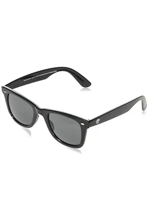 Chpo Okulary przeciwsłoneczne Noway uniseks, czarny (Black/Black), 48