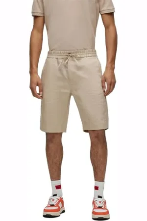 HUGO BOSS Męskie szorty Gyte232S Slim-Fit z prostymi nogawkami, , 56