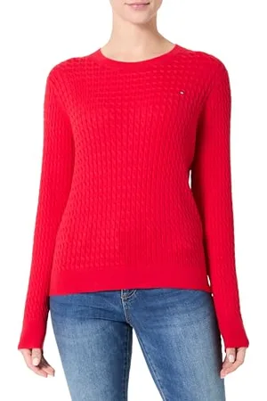 Tommy Hilfiger Damski sweter CO Cable C-NK LS WW0WW44993, , M