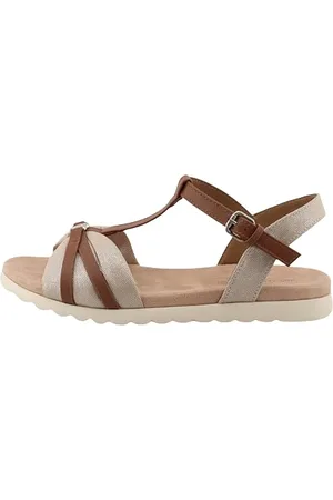TOM TAILOR Damskie sandały 5390490025, złote, 40 EU, , 40 EU