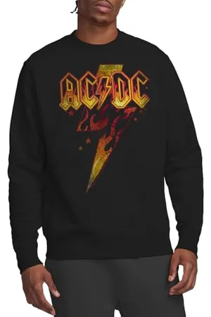 AC/DC Bluza Fire Bolt Crew, czarna, L, , L