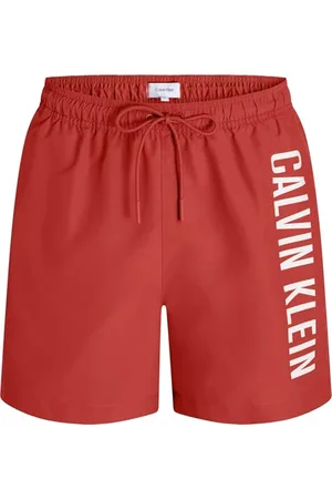 Calvin Klein CK JEANS Męskie spodenki ze sznurkiem do rysowania, czerwone (Flaming Chili), M, , M