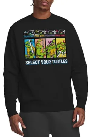 Teenage Mutant Ninja Turtles Bluza Tmnt Select Your Turtles Crew, czarna, M, , M