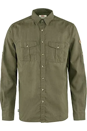 Fjällräven FJÄLLRÄVEN Övik Travel Shirt LS M Koszula z długim rękawem z 2 kieszeniami na piersi męska