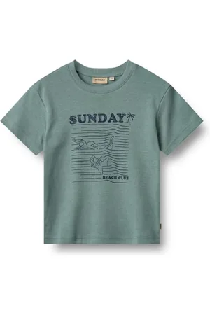 WHEAT Unisex dziecięca koszulka z certyfikatem S/S SEB GOTS, , 104