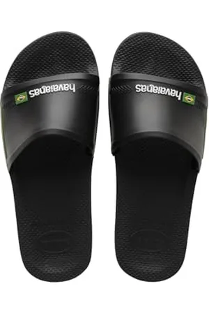 Havaianas Uniseks Slide Brazylia Slide, Czarny, 35/36 EU