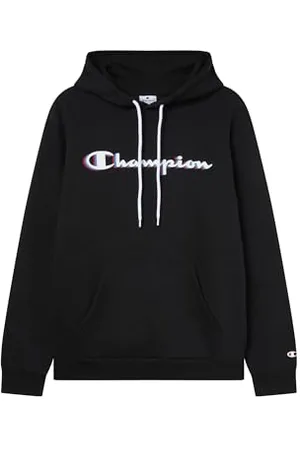Champion Męska bluza z kapturem Legacy Man - Big Logo, czarna, XXL, , XXL