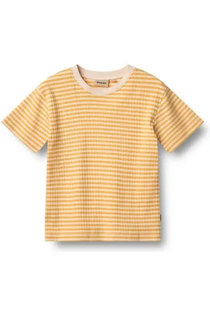 WHEAT Unisex dziecięca koszulka dla chłopców S/S Fabian GOTS certyfikat, , 128
