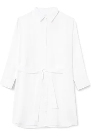 GANT REL LINEN BELTED SHIRT DRESS, , 34