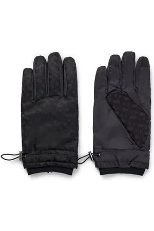 HUGO BOSS Męskie rękawiczki NYL-M, czarne 1, 8 (DE), , 8