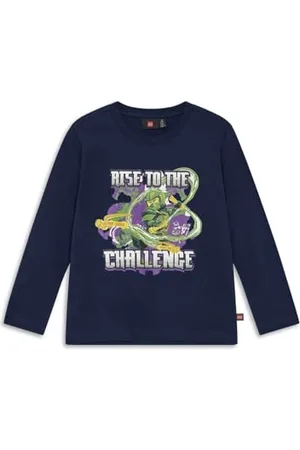 KABOOKI Lego Ninjago - LWTAFFY 110 - T-shirt L/S - Dark Navy - 92, , 92