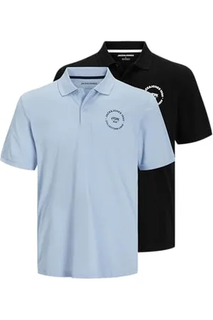 JACK & JONES Jjsimon Polo Ss 2Pk Mp (2 sztuki), , S