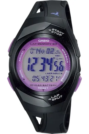 Casio Mieszany analogowy zegarek kwarcowy z paskiem STR-300-1CEG, , Nowoczesny