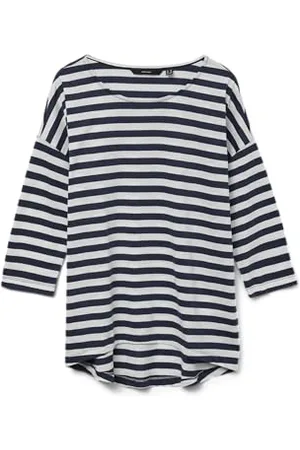 VERO MODA Vmluna Malena 3/4 Top Ga JRS Noos, , S