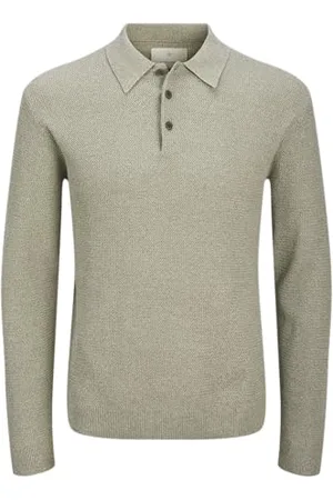 JACK & JONES Jprcccooper Knit Polo Ls męska koszulka polo, , S