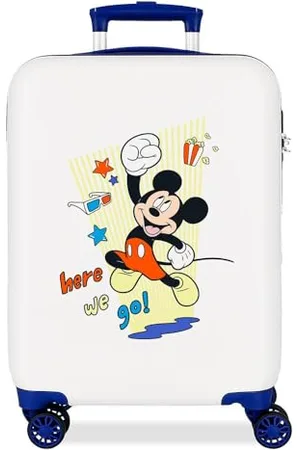 Disney Joumma Walizka kabinowa Mickey i Minnie wielokolorowa 38 x 55 x 20 cm sztywna 2 kg zamek szyfrowy z boku ABS 2 kg 35 l bagaż podręczny, Talla única, walizka kabinowa