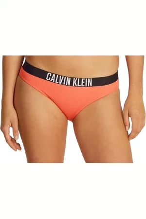 Calvin Klein Damskie majtki kąpielowe BIKINI, różowe (olśniewający koral), M, , M