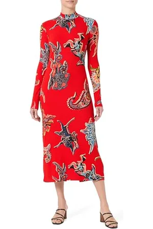 Desigual Vest_Melted PAISLEYS_LACROI, 3136 Red, S, , S