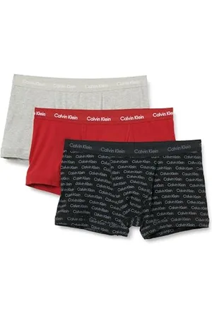 Calvin Klein Męskie bokserki 3-pak 000NB4083A, Multi (Gr Heath, Jberry, Logo Mesh Pr_Turb), 4XL, , 4XL duże rozmiary